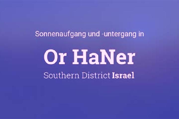 escort Or HaNer