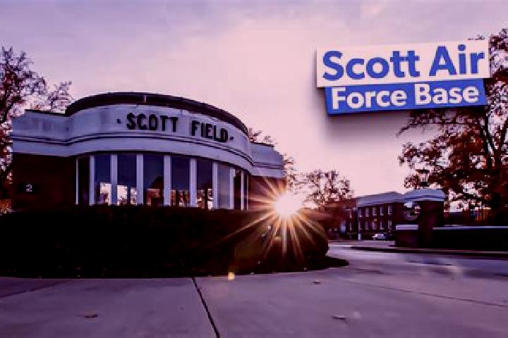 escort Scott Air Force Base