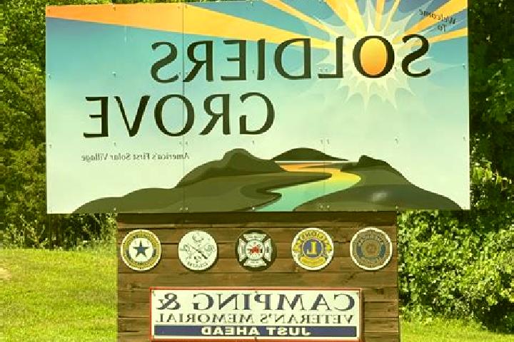 escort Soldiers Grove
