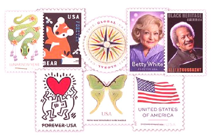 Escorts Stamps, United States — Local Companions